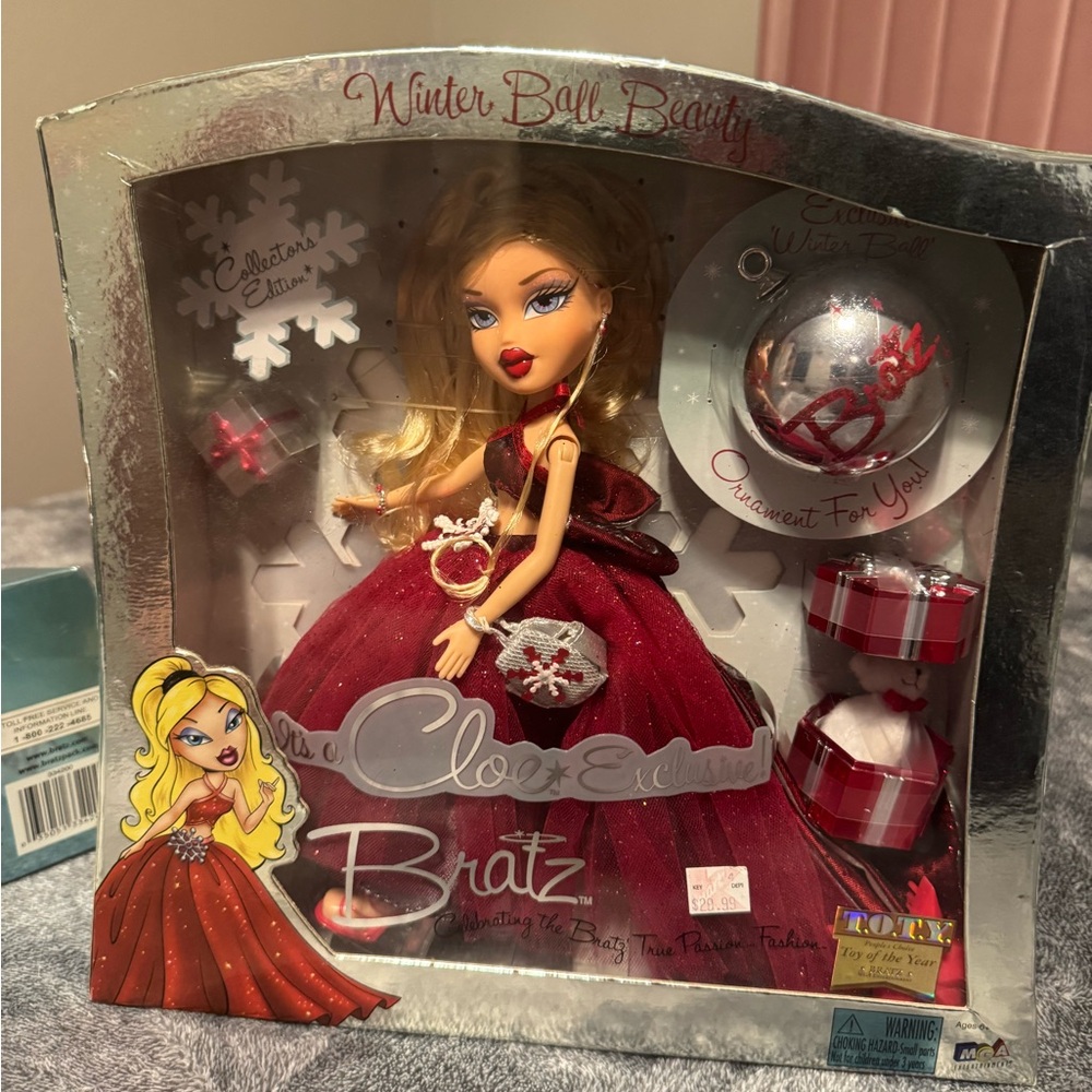 Winter Ball Beauty Doll - Red Dress